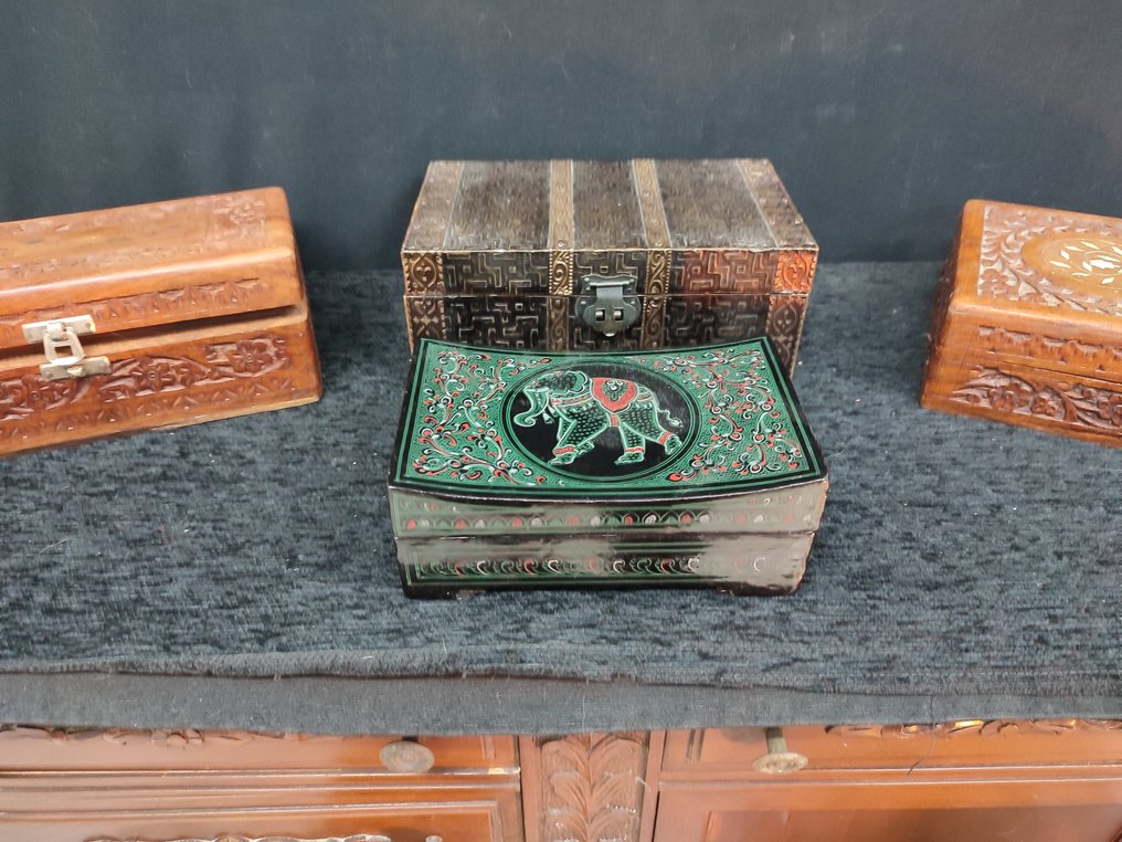 主題系列 - 印度手工艺首饰盒和盒子系列 #1.0