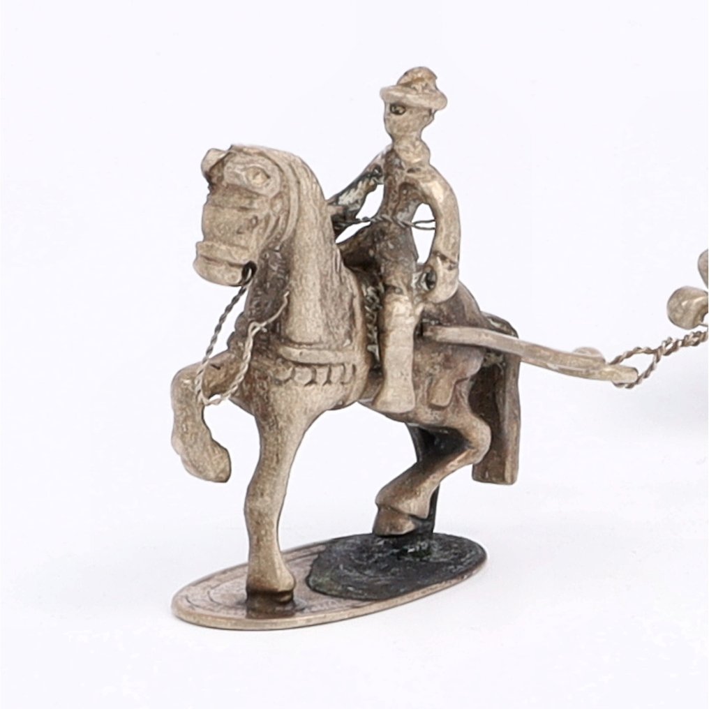 Zaanlandse Zilversmederij - Trekschuit - Φιγούρα μινιατούρα - .833 silver #2.1