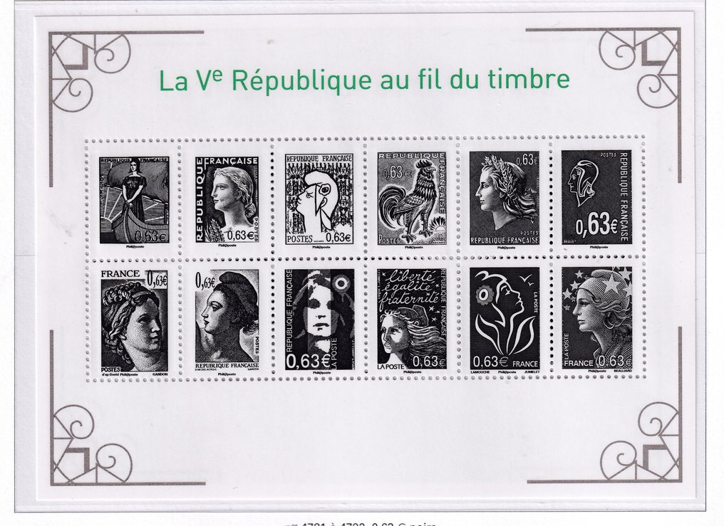 Francia 2013 - Splendida collezione di Marianne e della giovinezza. #2.1