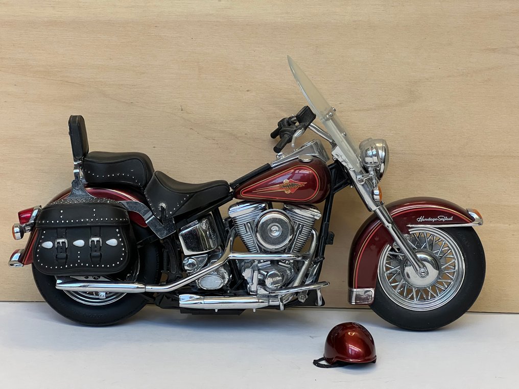 Franklin Mint 1:10 - Μοτοσικλέτα μοντελισμού - Harley-Davidson Model Heritage Softail 1976 #1.0