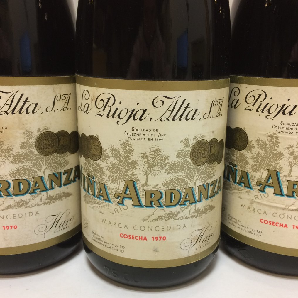 1970 Viña Ardanza, La Rioja Alta - Rioja Reserva - 6 Flasker (0,75 l) #2.1