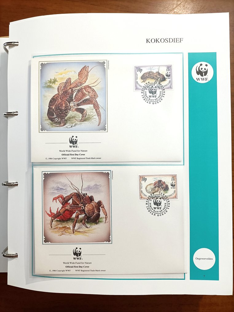 Θεματικός Κόσμος WWF 1993/2002 - Σπάνια και Εντυπωσιακή Συλλογή της περιόδου με γραμματόσημα, FDC, φύλλα και επεξηγήσεις. - Euro 1.900,00++ - No Reserve Price #2.1