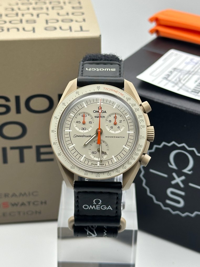 Omega x Swatch - MoonSwatch - Mission to Jupiter - Ingen mindstepris - SO33C100 - Unisex - 2020+ #1.0