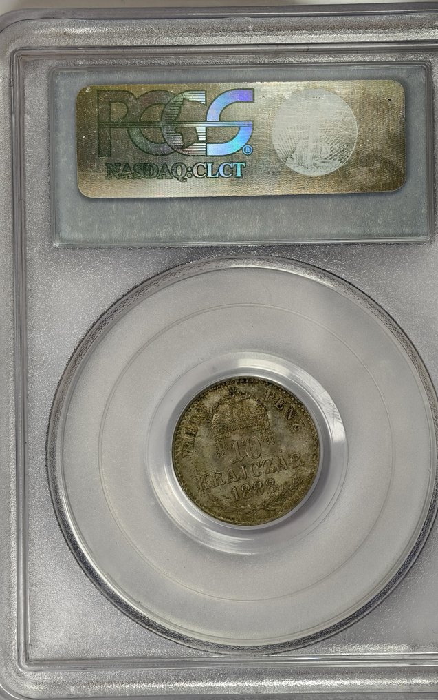 Ουγγαρία. Φραγκίσκος Ιωσήφ Α. 10 Kreuzer 1888 KB / MS63 #3.2