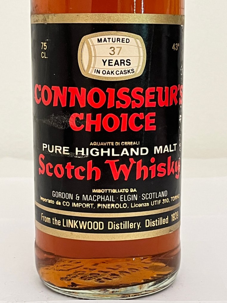 Linkwood 1939 37 years old Connoisseur's Choice - for Edwards & Edwards - Gordon & MacPhail - 75cl #1.0
