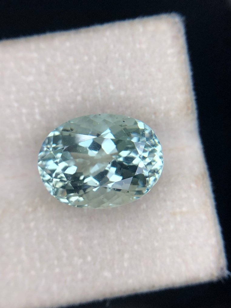 χωρίς τιμή ασφαλείας - 1 pcs Βηρύλλος - 7.83 ct - Διεθνής Ένωση Έγχρωμων Πολύτιμων Λίθων (ICA GemLab) - Φυσικός Βηρύλλιος #1.0