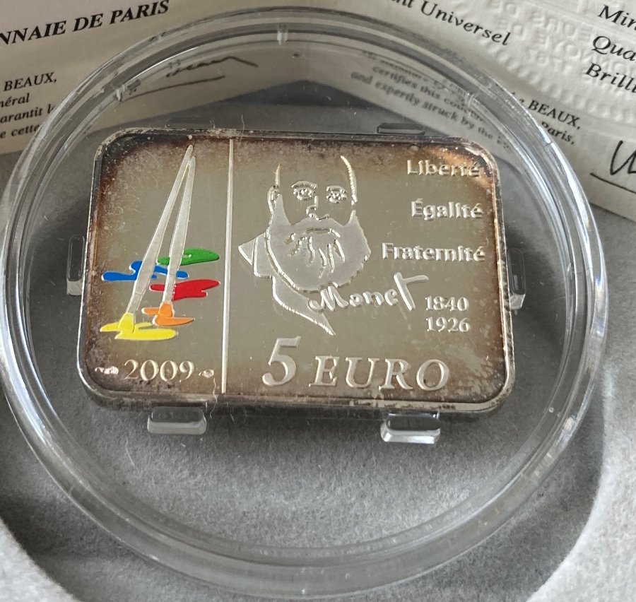 Γαλλία. 5 Euro / 10 Euro 2009/2010 (3 monnaies) Proof + BU (χωρίς τιμή ασφαλείας) #1.0