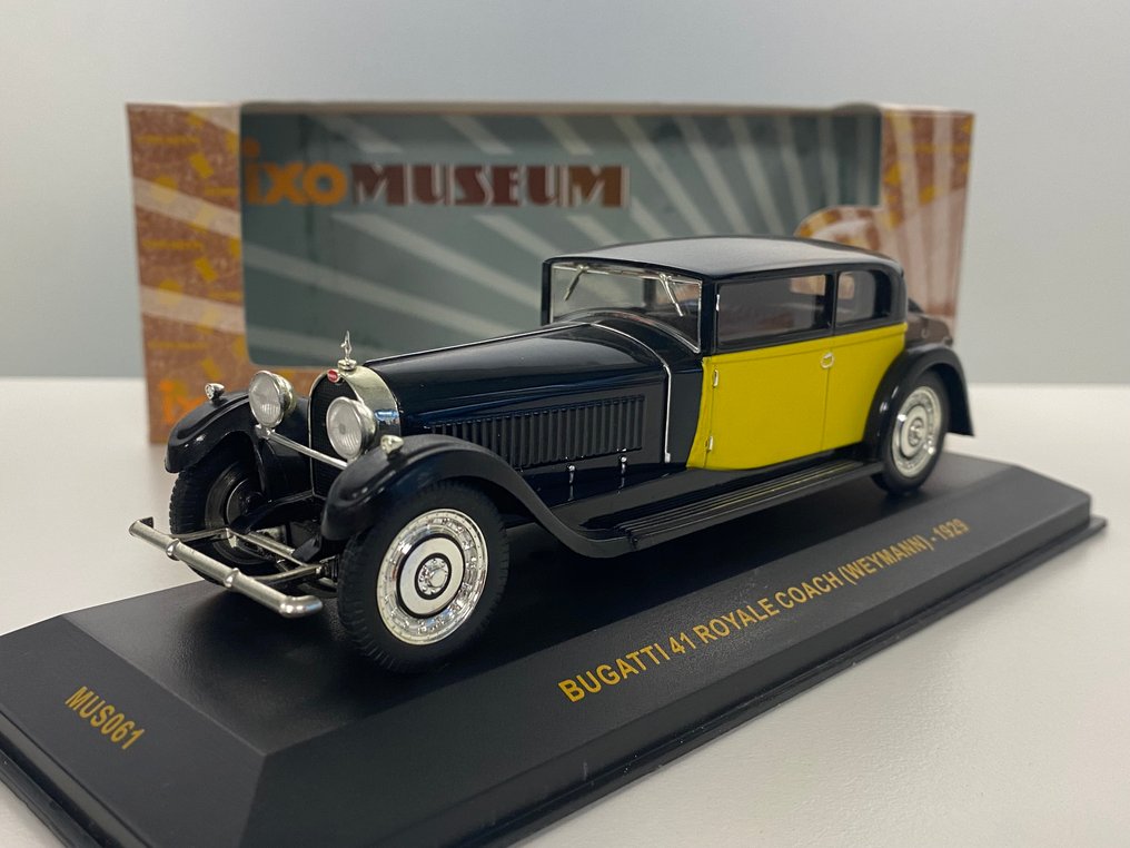 Ixo Museum 1:43 - 模型汽车 - Bugatti 41 Royale Coach (Weymann) 1929 - 精彩的模型，限量版，已售罄 #2.1