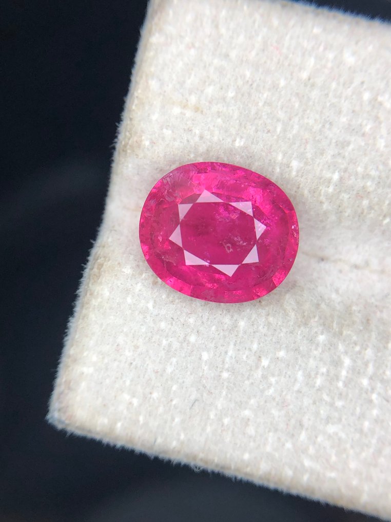 沒有保留價 - 1 pcs  粉色 電氣石  - 3.38 ct - 國際有色寶石協會 (ICA GemLab) - 天然埃尔拜石 #4.3