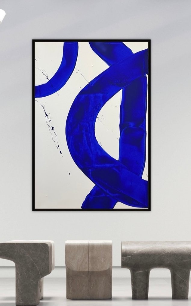 Stefanie Raus - Verschlungen Blau V 1169 XXL #1.0