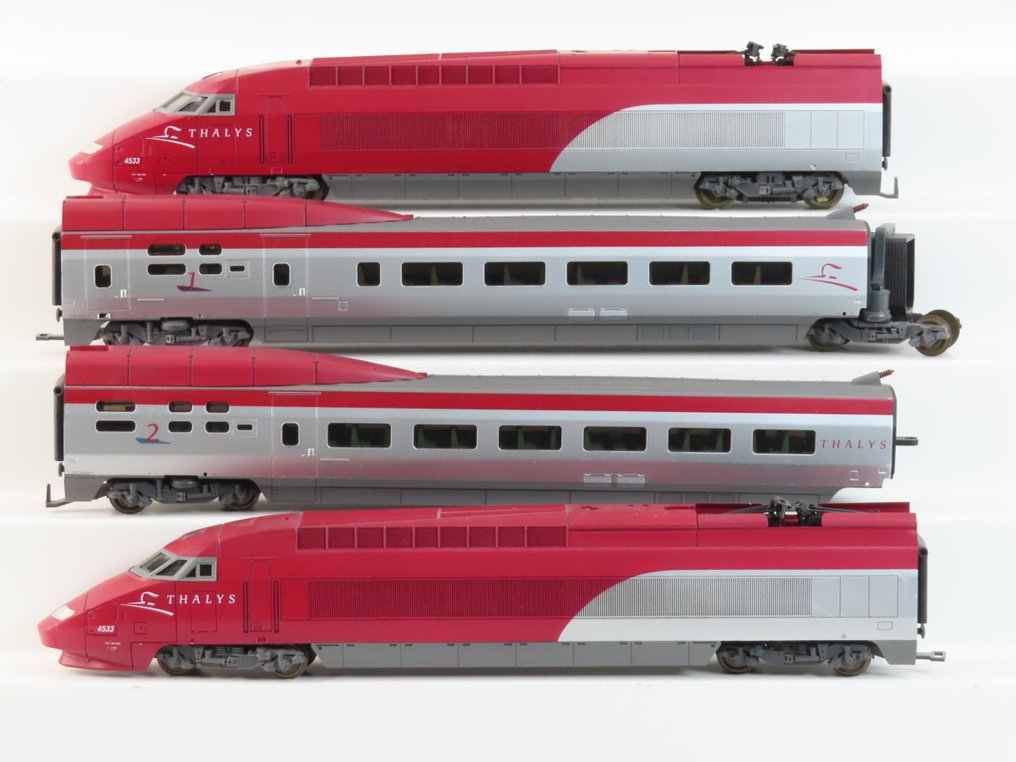 Lima H0 - 149714S - Μονάδα τρένου (1) - Τετραθέσιο ηλεκτρικό τρένο BPA «Thalys» - SNCF, NS #1.0