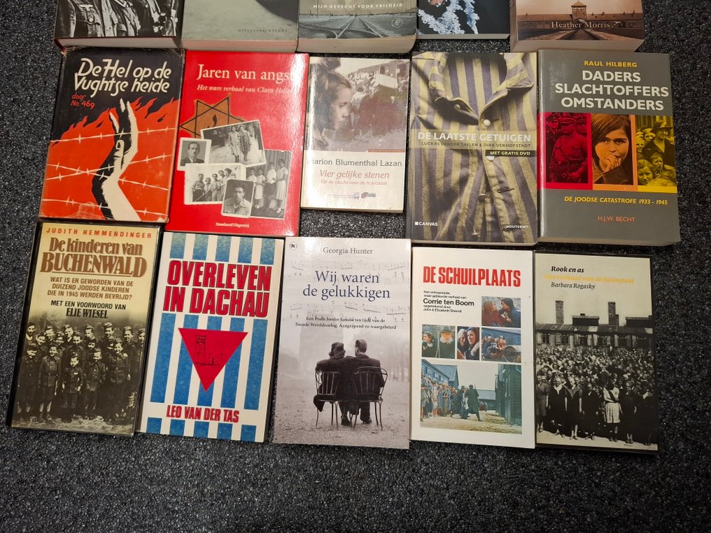 20 leesboeken over Duitse concentratiekampen WO 2 - 1945-2021 #3.2