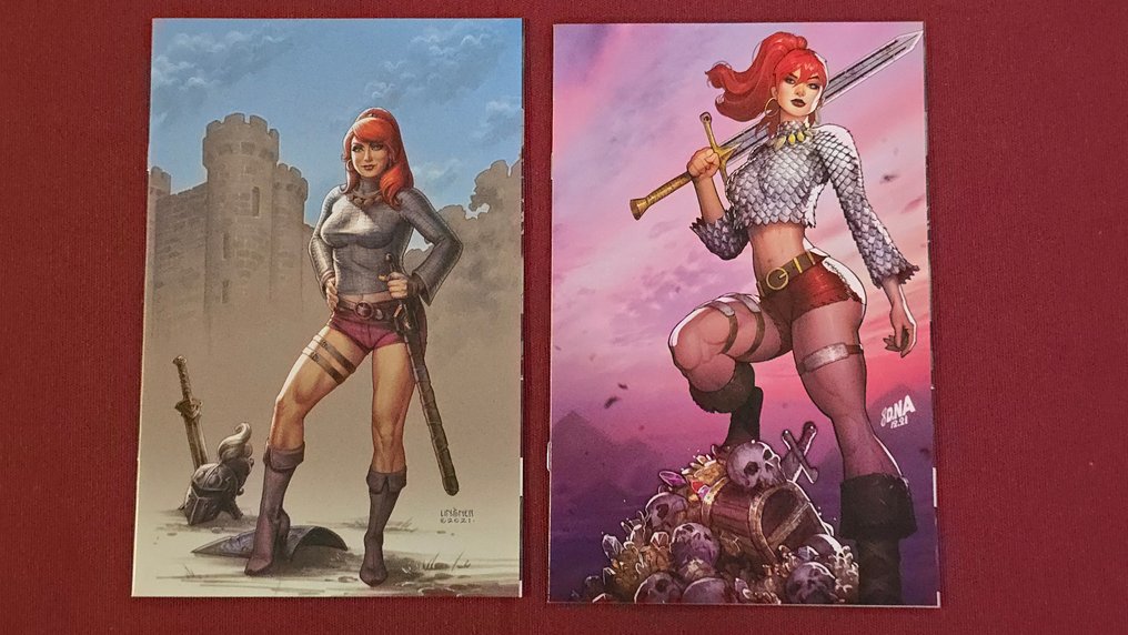 Immortal Red Sonja #1 - (Cvr C Ltd Virgin Linsner)  (Cvr Ltd Virgin Nakayama) - 2 Comic - First edition #1.0
