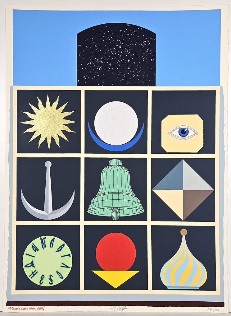 Lucio Del Pezzo (1933-2020) - Russia come Rosso, Bello #1.0