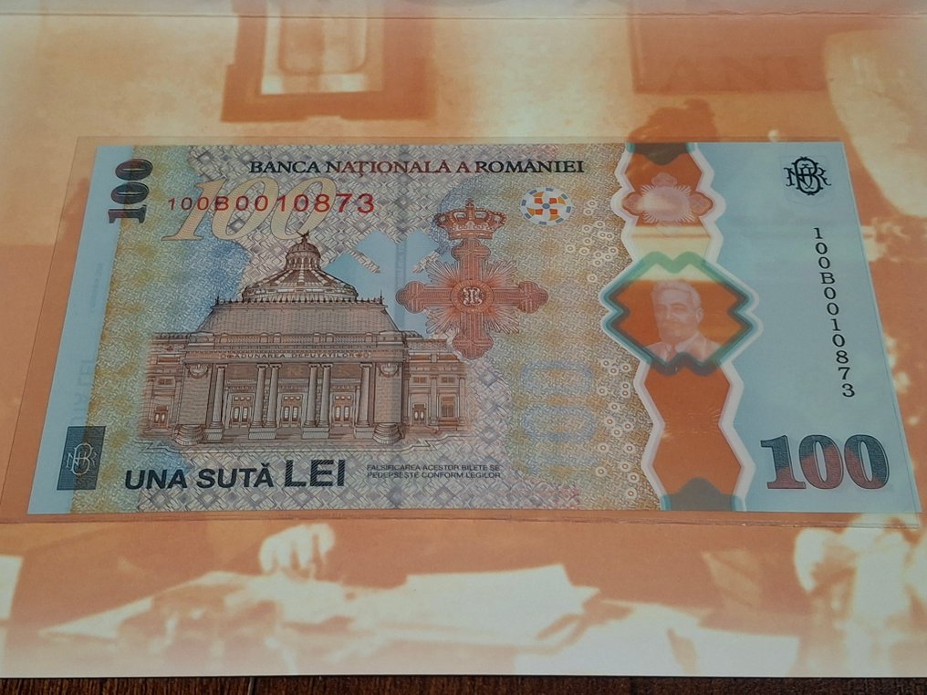 Ρουμανία. - 100 Lei - 2019 - Pick 125  (χωρίς τιμή ασφαλείας) #3.2