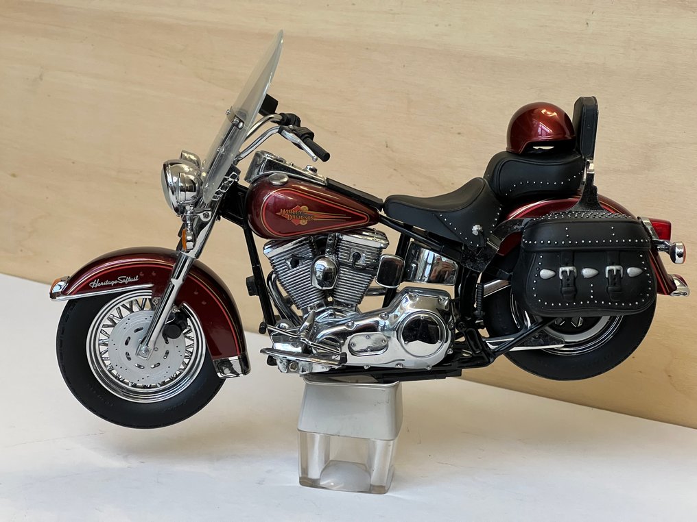 Franklin Mint 1:10 - Μοτοσικλέτα μοντελισμού - Harley-Davidson Model Heritage Softail 1976 #4.3