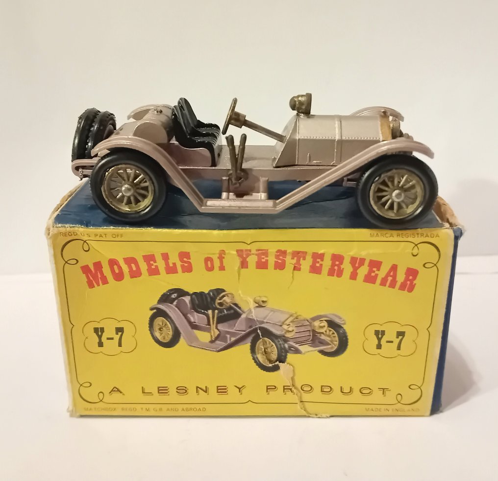 Matchbox 1:43 - Αγωνιστικό αυτοκίνητο μοντελισμού  (3) - Bentley (Y5) Bugatti (Y6) Mercedes (Y7) - Μοντέλα του παρελθόντος #4.3