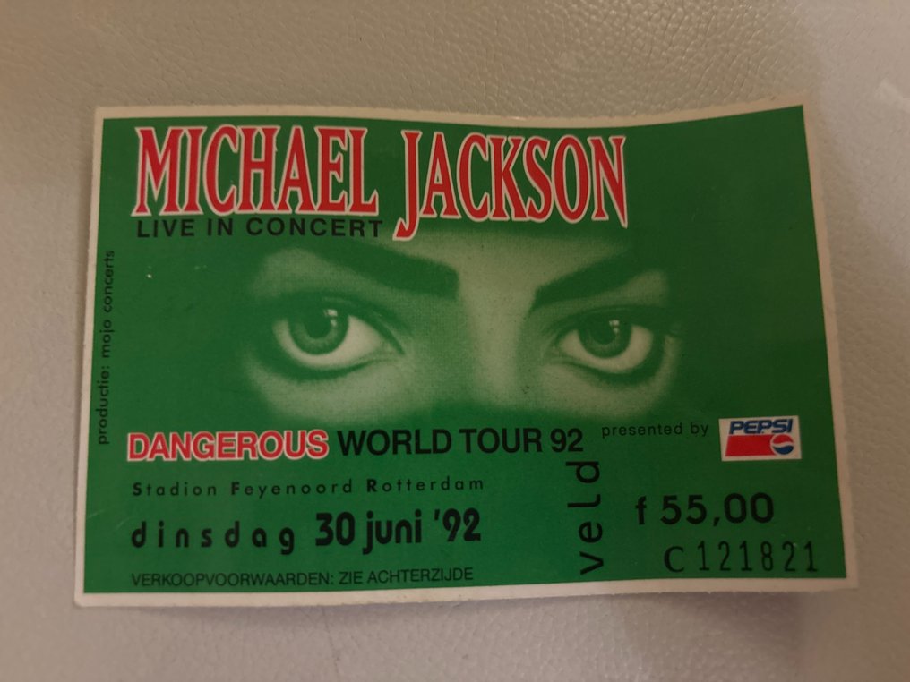 Michael Jackson - Concert ticket - 1992 #1.0