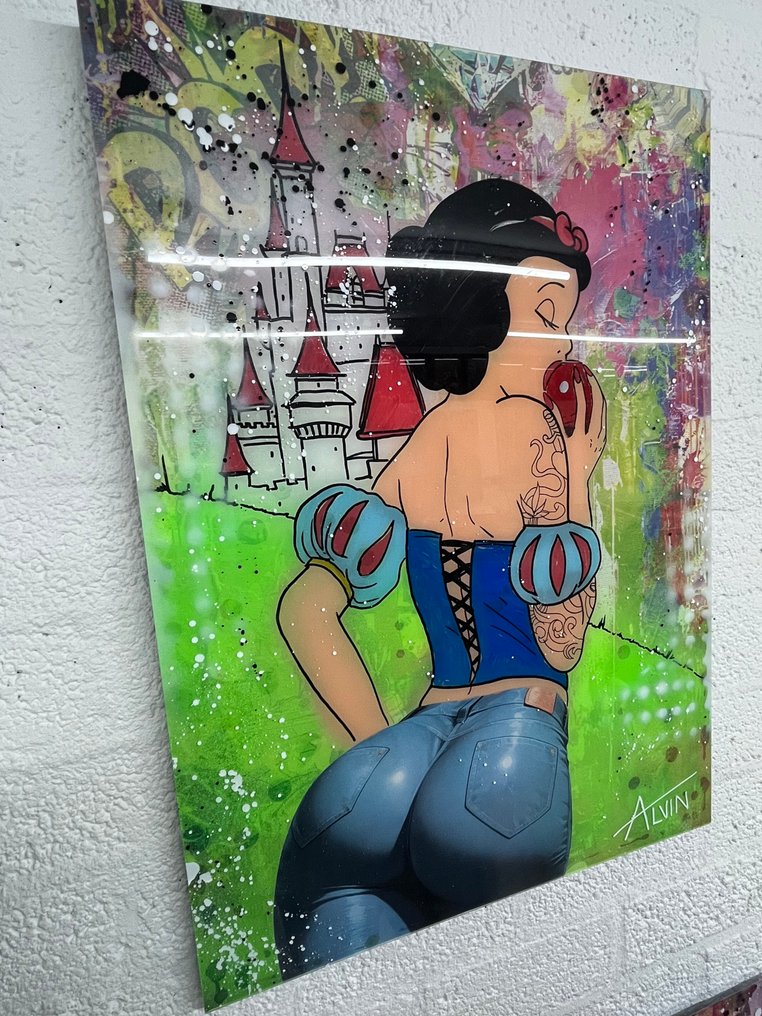Alvin Silvrants - Snow White jeans - High Gloss cutting edge painting #1.0