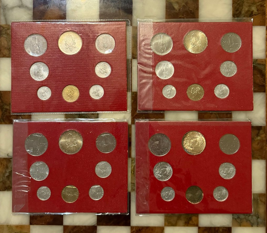 教廷. 保罗六世 (1963-1978). Serie divisionale 1963-1978 (17 set) #2.1