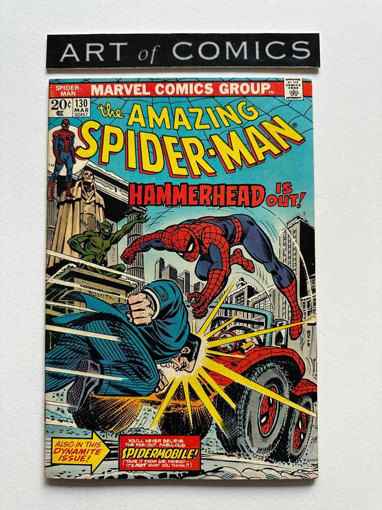 The Amazing Spider-Man #130 & #131 -  1st Appearance Of Spidermobile - Hammerhead, Jackal, Dr Octopus Appearance - 2 Comic - Første utgave - 1974 #1.0