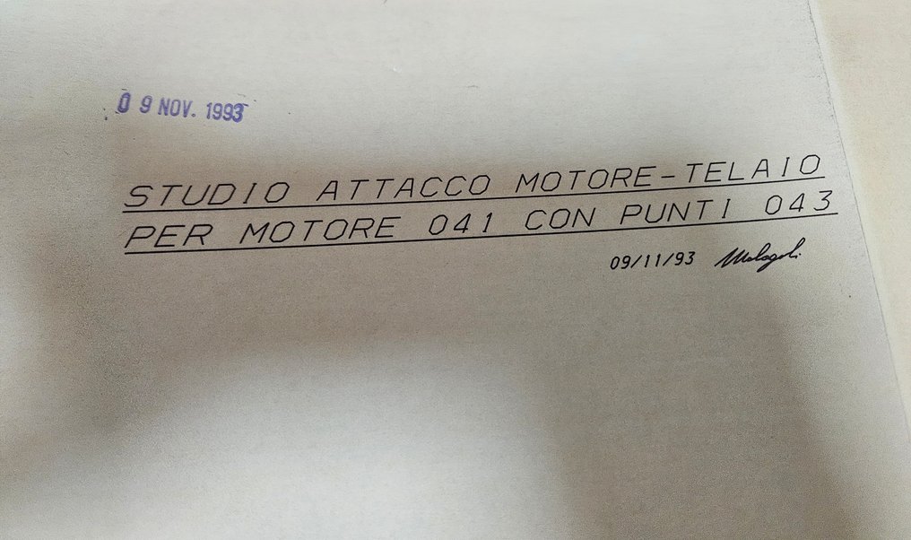 Ferrari - F93A - 1993 - Schemat silnika  #1.0