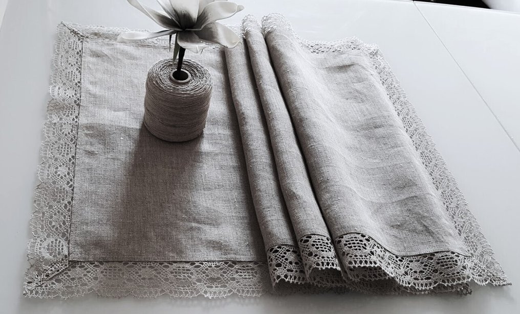 Τραπεζομάντηλο (2)  - 156 cm - 55 cm - Lniany Bieznik #2.1