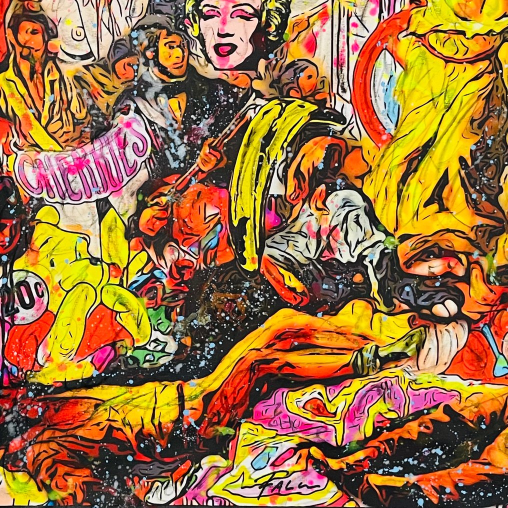 Joaquim Falco - DELACROIX AND GERICAULT POP XL #4.3