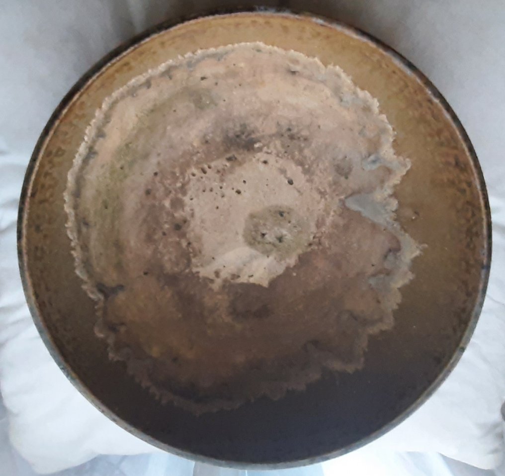 Μπολ - Terracotta - Τεράστιο ασιατικό γλασάρισμα πιάτο. #3.2