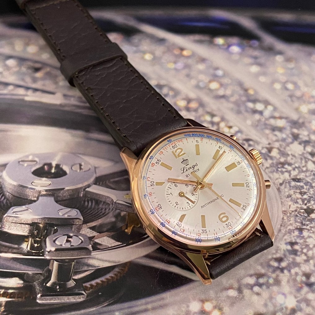 Lings - 21 Prix Chronograph Stop and Go - Ingen mindstepris - Mænd - 1950-1959  #3.2
