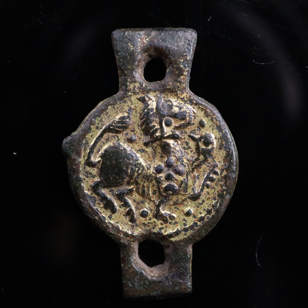 Korstogskonge-riget Forgyldt bronze Dekorativ montering - 25.8 mm  (Ingen mindstepris) #1.0