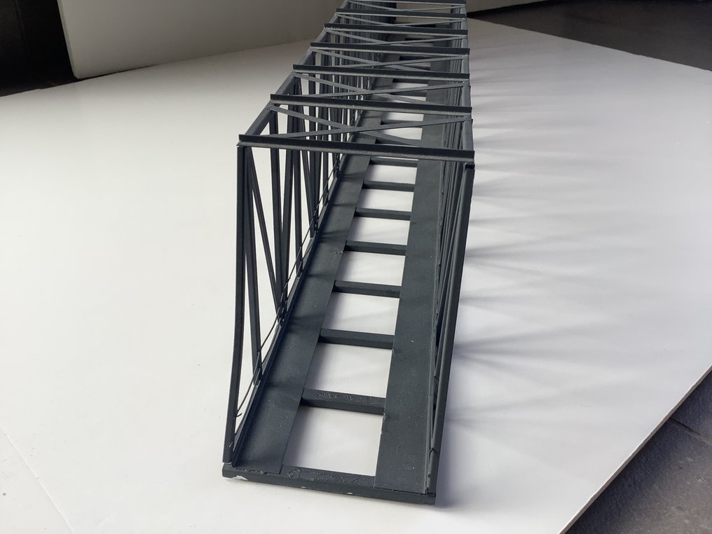 Hack Brucken H0 - Costruzioni di modellini di treni (1) - Ponte in metallo fine, lunghezza 62 cm #2.1