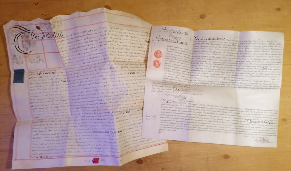 Englische Notaritasurkunden 1774 - und 1882 - 1774 #1.0