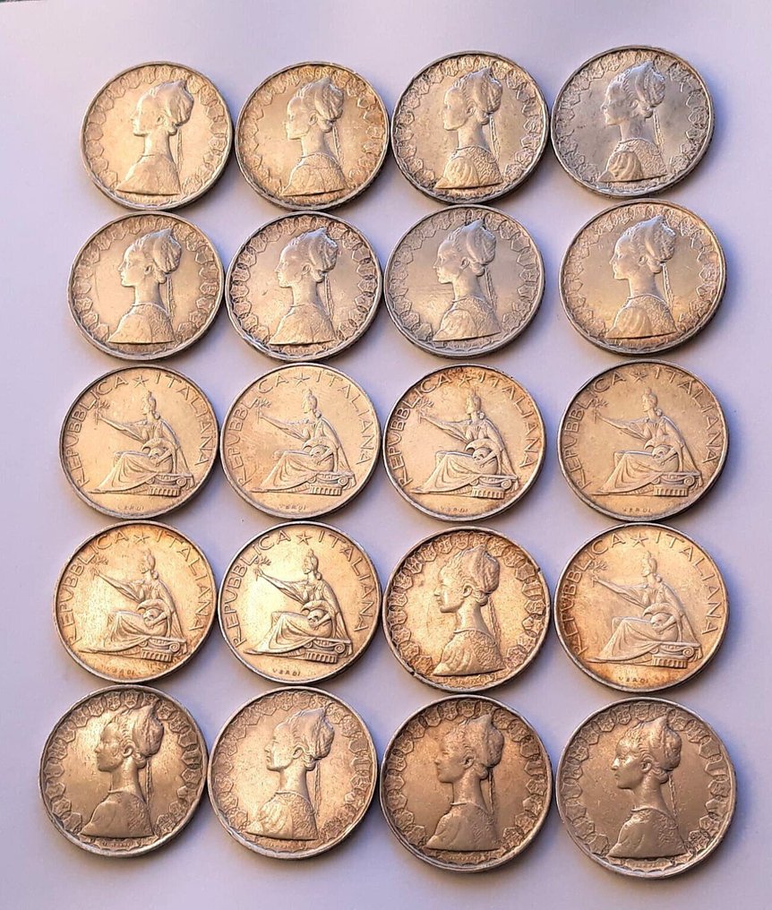 . Italien 500 Lire argento (20 monete) #3.2