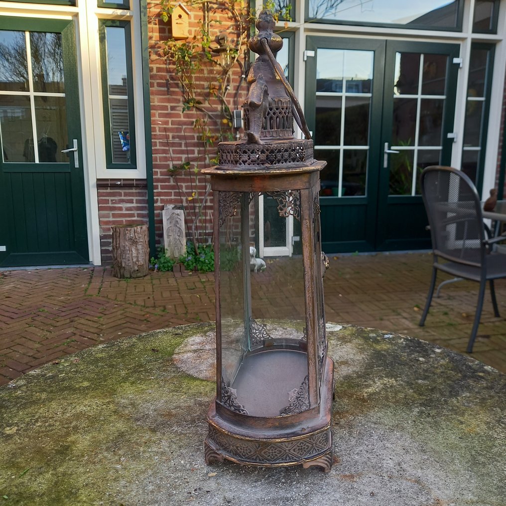 Lanterna - Lanterna de vela - 38 cm - Vidro, Metal #2.1