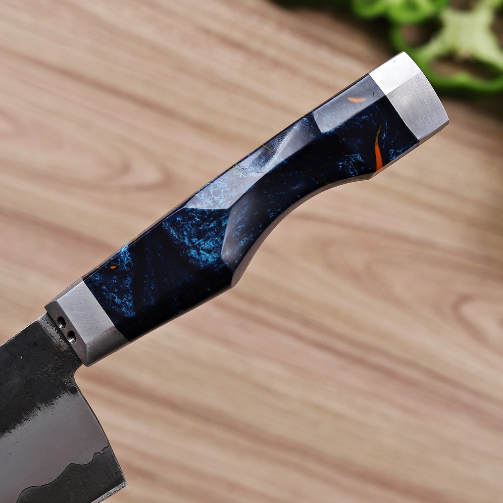 Sam Knives Handcrafted Chef’s Knife - Menümesser - Stahl, Harz - A130 #4.3