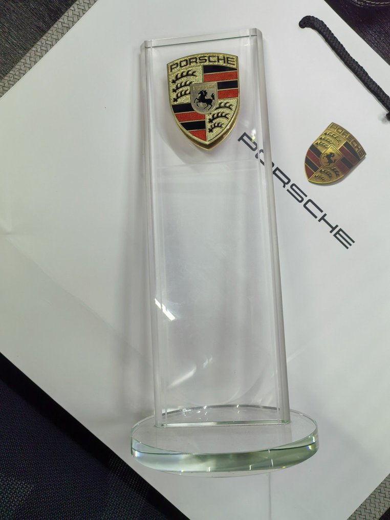 Porsche - Βάρος χαρτιού - Porsche crystal stand, - Κρύσταλλο #1.0