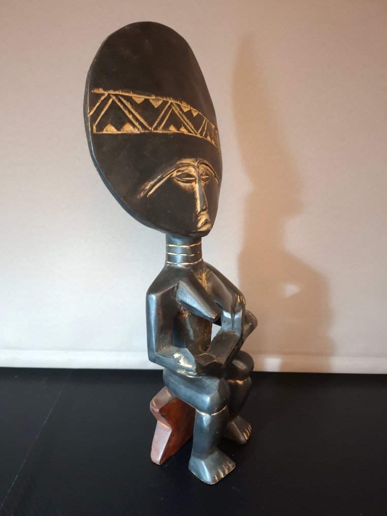 Φιγούρα μητρότητας - Αφρική - Χειροποίητο ξύλινο άγαλμα (χωρίς τιμή ασφαλείας) #4.3