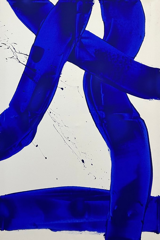 Stefanie Raus - Verschlungen Blau IV 1168 XXL #1.0