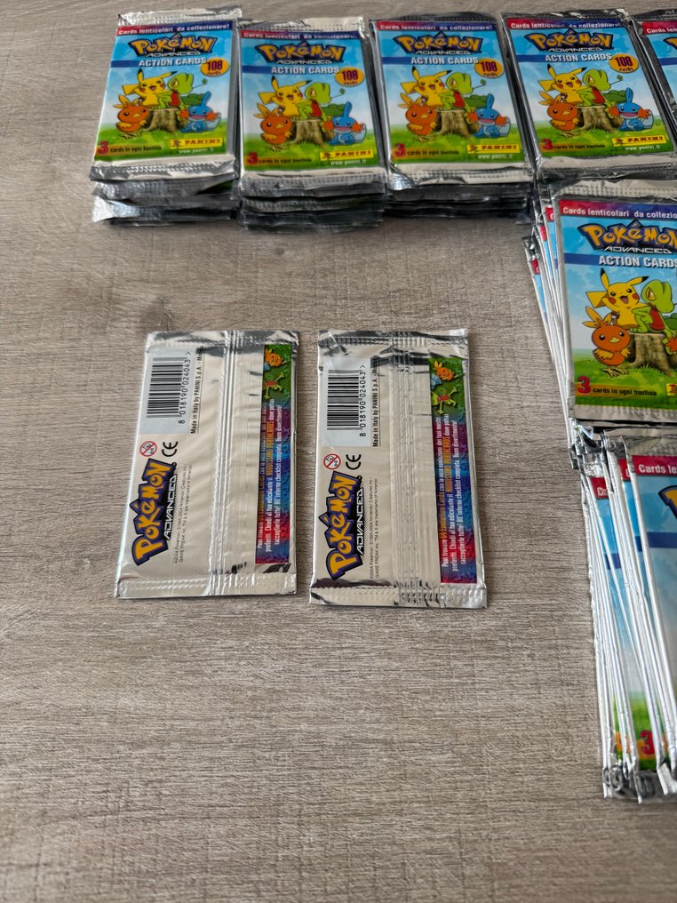 Pokémon - 92 Booster pack - Advanced Action Cards - 2004 Panini - Sealed Booster packs #4.3