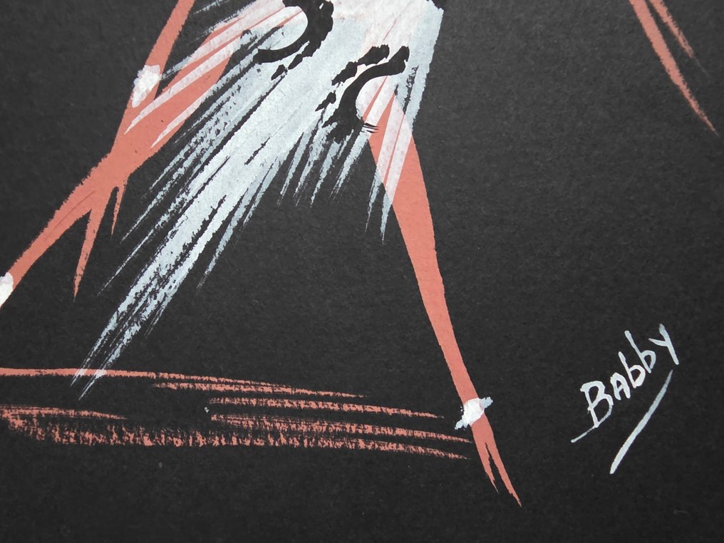 BABBY - Peinture abstraite avec personnages #1.0