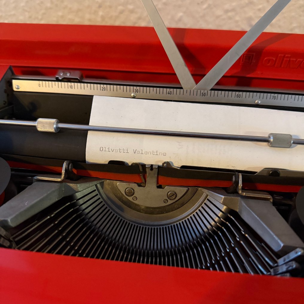 Ettore Sottsass, Perry King - Olivetti, Valentine - Typewriter - 1960-1970 #2.1