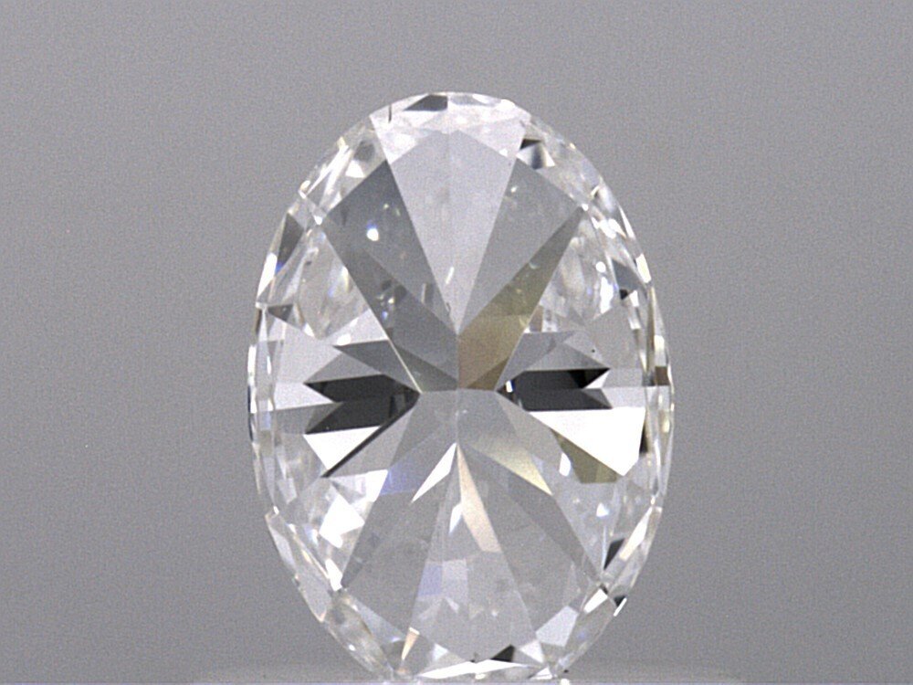1 pcs Diamant  (Natur)  - 0.60 ct - Oval - E - VS2 - Gemological Institute of America (GIA) #1.0