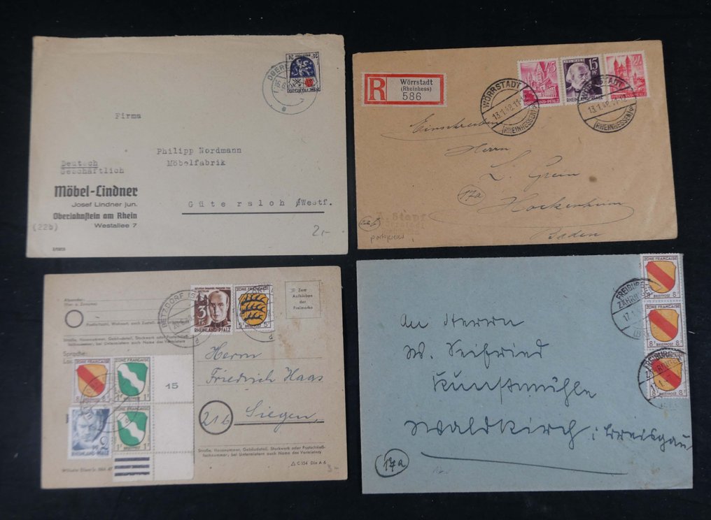 法国区和萨尔  - 法国区与萨尔 - 精彩的信件和凭证 #3.2