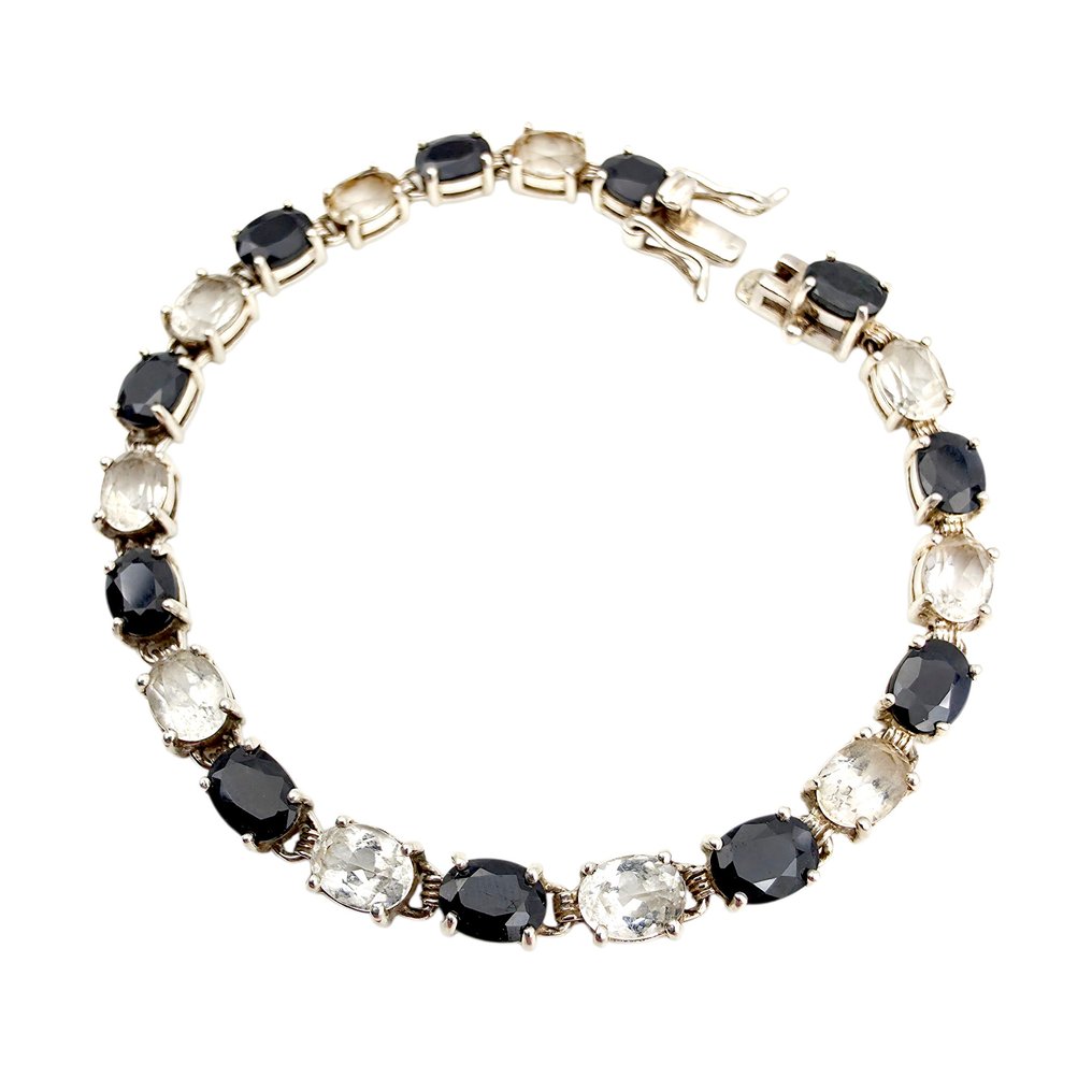 Senza prezzo di riserva - Bracciale Argento - Sapphire (Certificato) #3.2