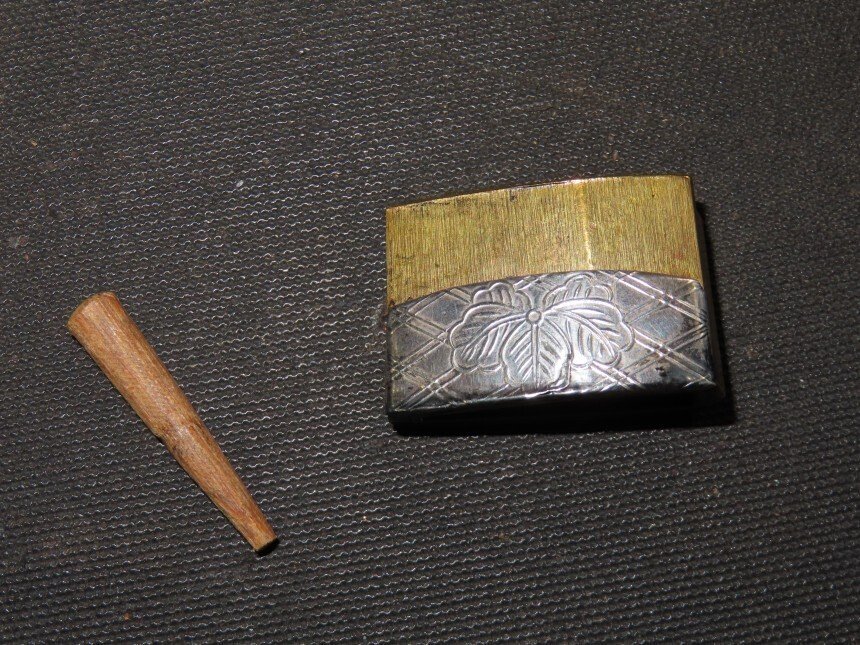 Katana - Tamahagane - Wakizashi w/White Sheath : A5-978 - Japan - Edo Period (1600-1868) #2.1