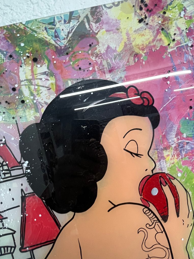 Alvin Silvrants - Snow White jeans - High Gloss cutting edge painting #3.2