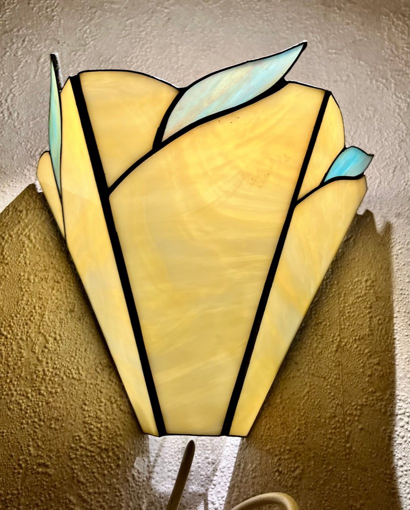 Candeeiro de parede - Chumbo, Vidro - Tiffany style #1.0