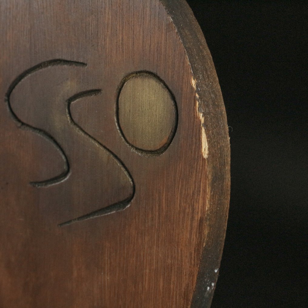 葫芦形木牌——兔子与满月设计 - 匾 - 木 #4.3