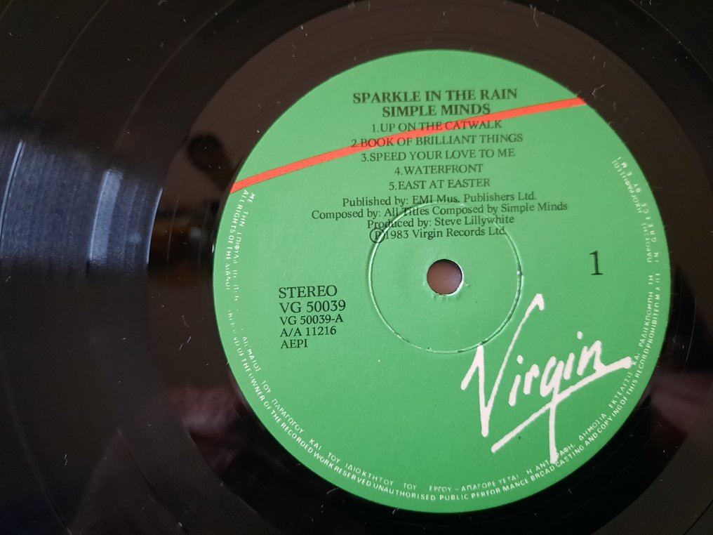 Simple Minds, U2 - 4 x Album including 1 x double album - Flere titler - Single vinylplade - 1983 #2.1